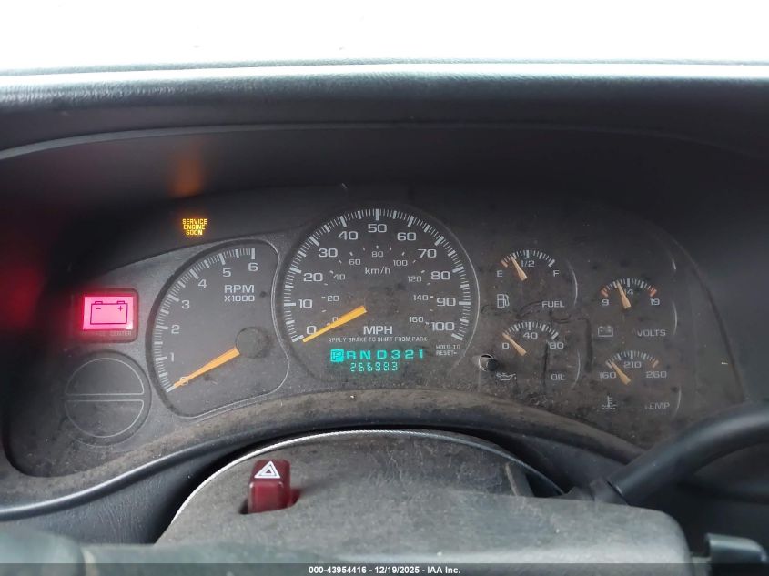 2000 Chevrolet Suburban 1500 Ls VIN: 3GNFK16T0YG207692 Lot: 43954416