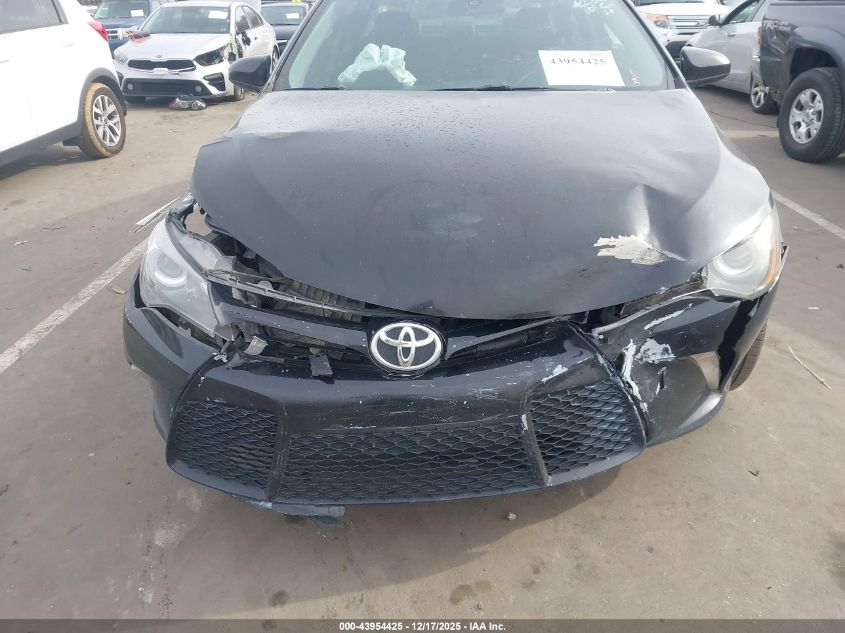 2015 Toyota Camry Se VIN: 4T1BF1FK9FU072589 Lot: 43954425
