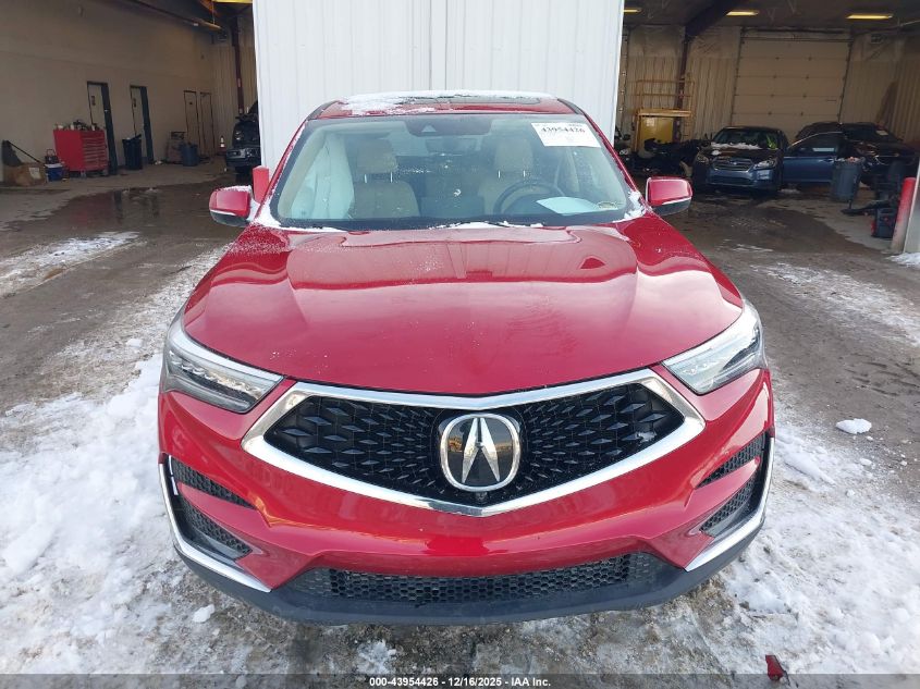 2020 Acura Rdx Advance Package VIN: 5J8TC2H71LL020053 Lot: 43954426