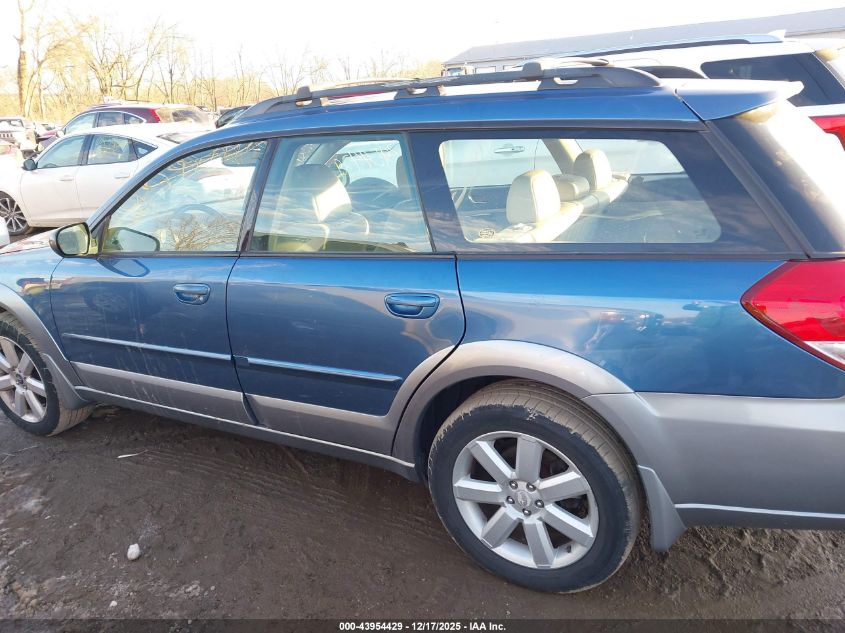 2008 Subaru Outback 2.5I Limited/2.5I Limited L.l. Bean Edition VIN: 4S4BP62C087301932 Lot: 43954429
