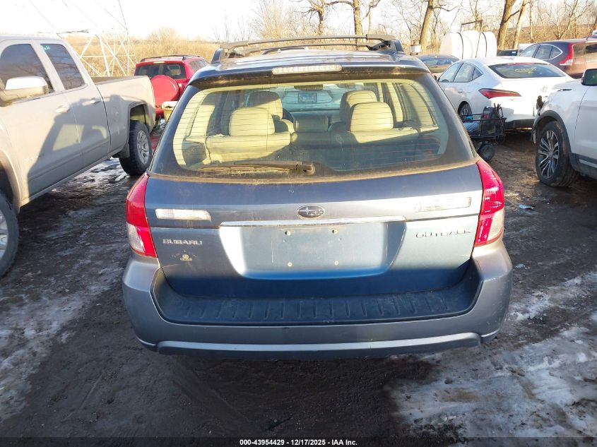 2008 Subaru Outback 2.5I Limited/2.5I Limited L.l. Bean Edition VIN: 4S4BP62C087301932 Lot: 43954429