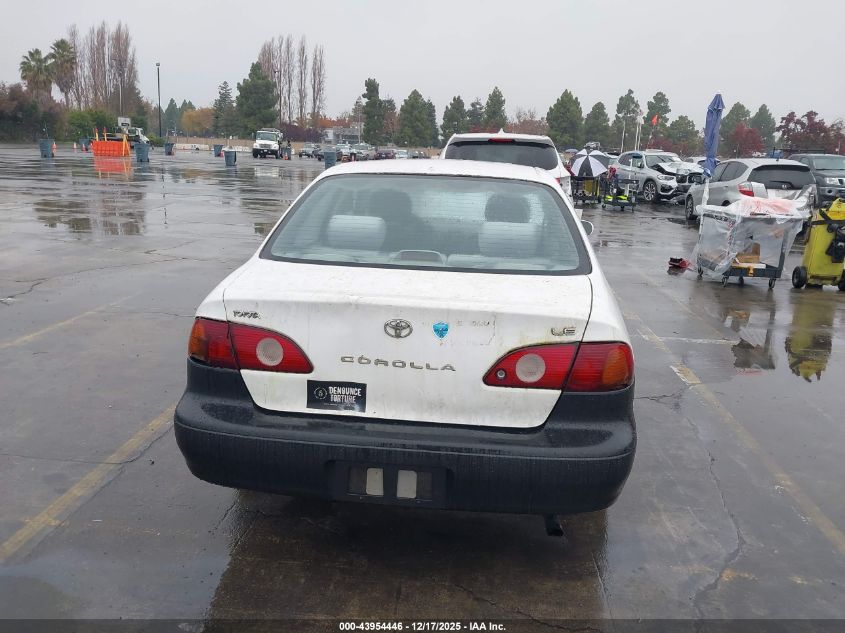 2001 Toyota Corolla Le VIN: 1NXBR12E51Z532878 Lot: 43954446