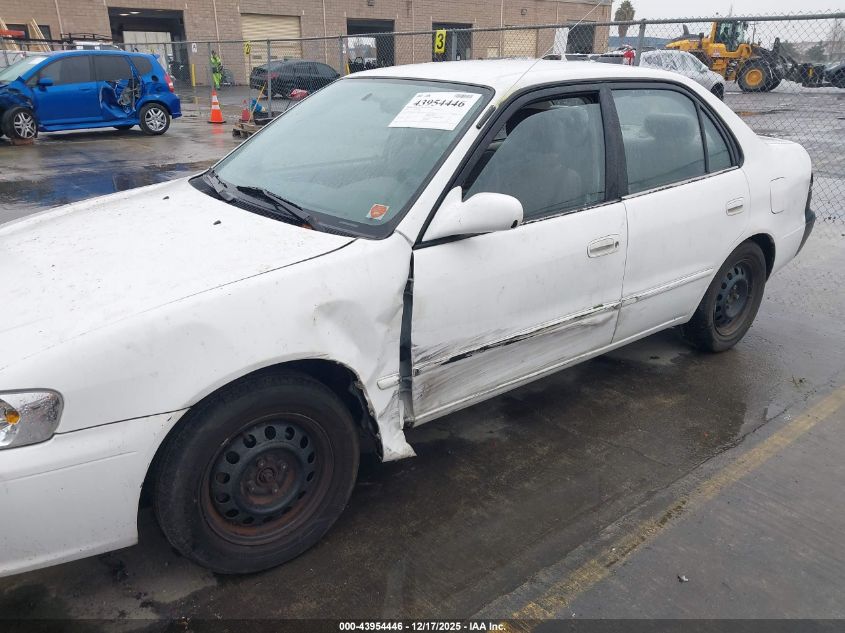 2001 Toyota Corolla Le VIN: 1NXBR12E51Z532878 Lot: 43954446