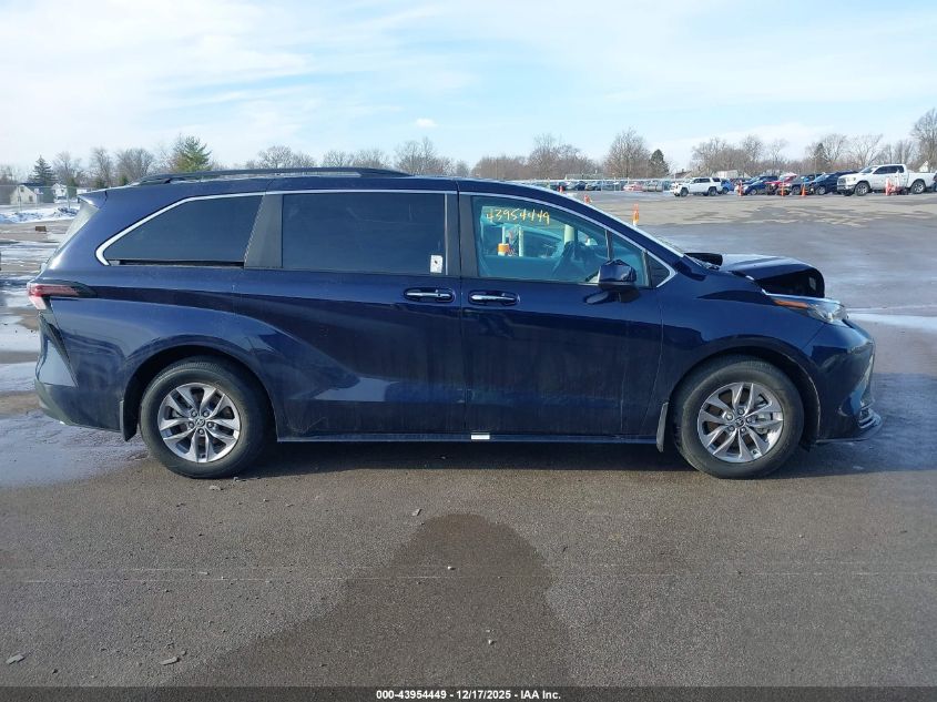 2025 Toyota Sienna Xle VIN: 5TDJSKFC6SS202031 Lot: 43954449