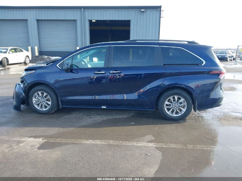 2025 Toyota Sienna Xle VIN: 5TDJSKFC6SS202031 Lot: 43954449