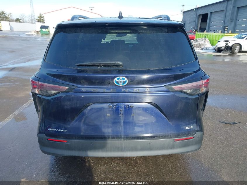 2025 Toyota Sienna Xle VIN: 5TDJSKFC6SS202031 Lot: 43954449