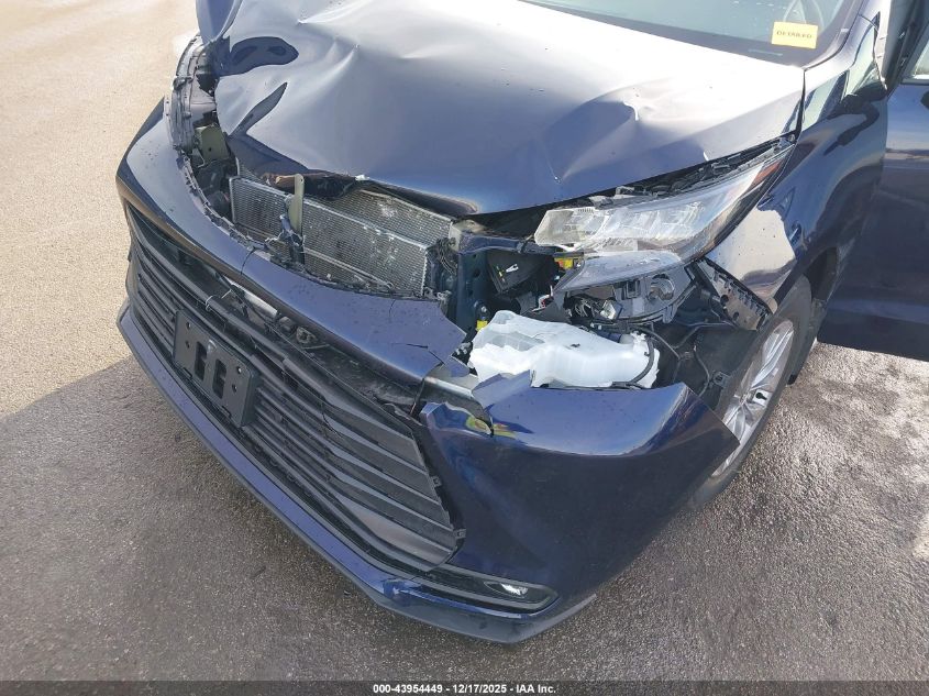 2025 Toyota Sienna Xle VIN: 5TDJSKFC6SS202031 Lot: 43954449