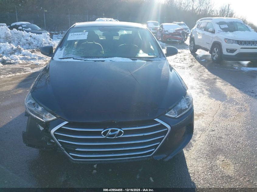 2017 Hyundai Elantra Se VIN: 5NPD74LF4HH056445 Lot: 43954455