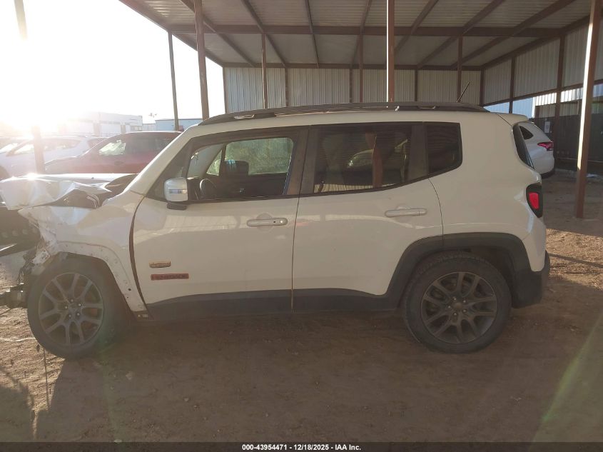 2016 Jeep Renegade 75Th Anniversary VIN: ZACCJABT1GPC68423 Lot: 43954471