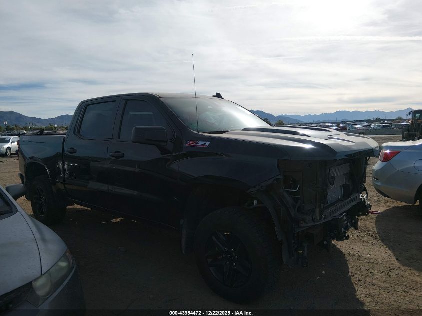 2025 Chevrolet Silverado 1500 4Wd Short Bed Custom Trail Boss VIN: 3GCUKCED4SG351677 Lot: 43954472