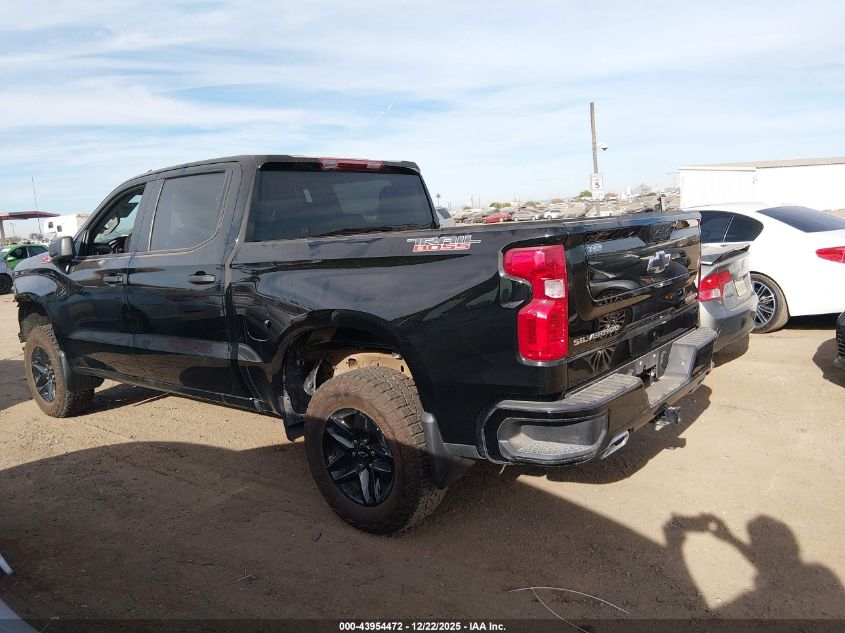 2025 Chevrolet Silverado 1500 4Wd Short Bed Custom Trail Boss VIN: 3GCUKCED4SG351677 Lot: 43954472
