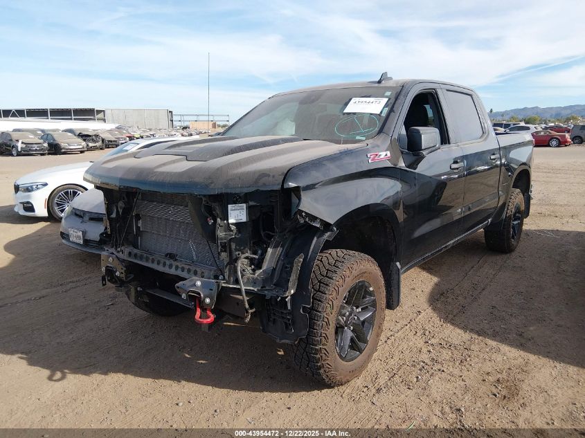 2025 Chevrolet Silverado 1500 4Wd Short Bed Custom Trail Boss VIN: 3GCUKCED4SG351677 Lot: 43954472