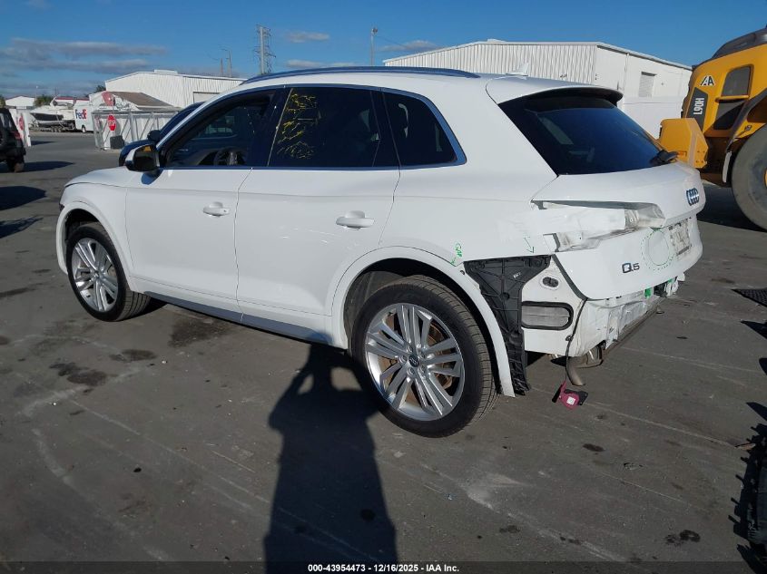 2018 Audi Q5 2.0T Premium/2.0T Tech Premium VIN: WA1CNAFY5J2163468 Lot: 43954473