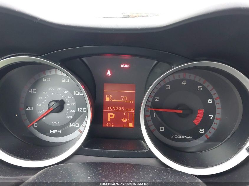 2009 Mitsubishi Lancer Es/Es-Sport VIN: JA3AU26U69U007912 Lot: 43954475