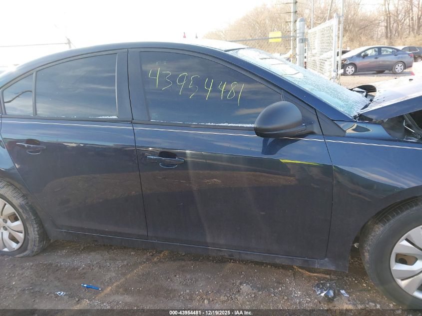 2015 Chevrolet Cruze Ls Auto VIN: 1G1PA5SH0F7291118 Lot: 43954481