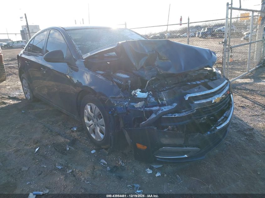 2015 Chevrolet Cruze Ls Auto VIN: 1G1PA5SH0F7291118 Lot: 43954481