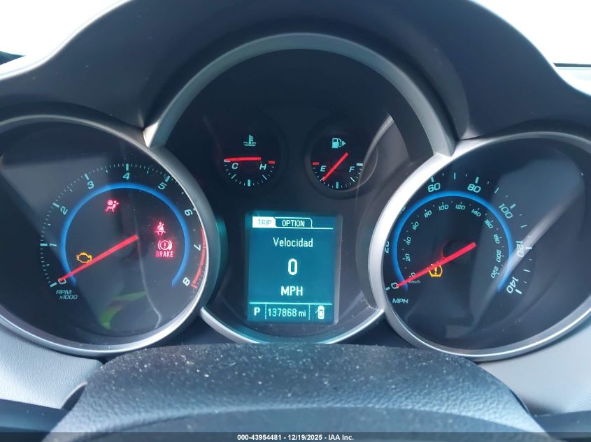 2015 Chevrolet Cruze Ls Auto VIN: 1G1PA5SH0F7291118 Lot: 43954481