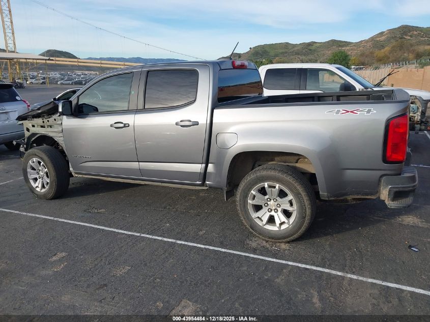 2021 Chevrolet Colorado 4Wd Short Box Lt VIN: 1GCGTCEN9M1145565 Lot: 43954484