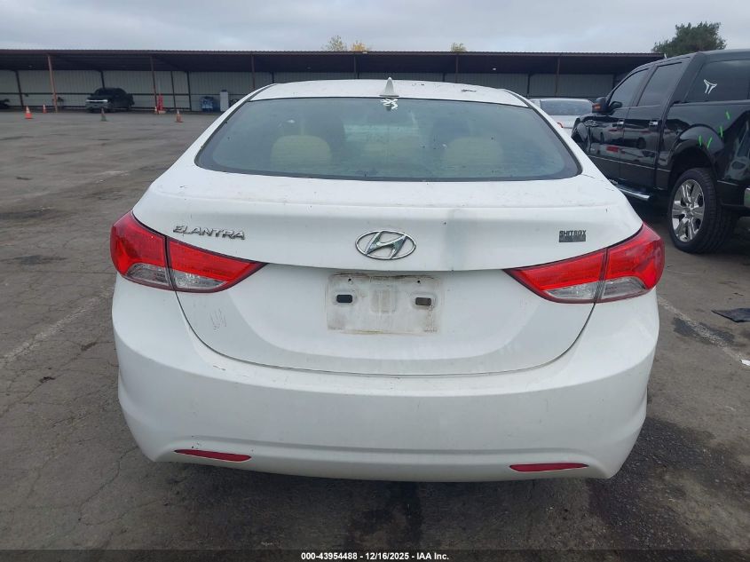 2013 Hyundai Elantra Gls VIN: 5NPDH4AEXDH253590 Lot: 43954488