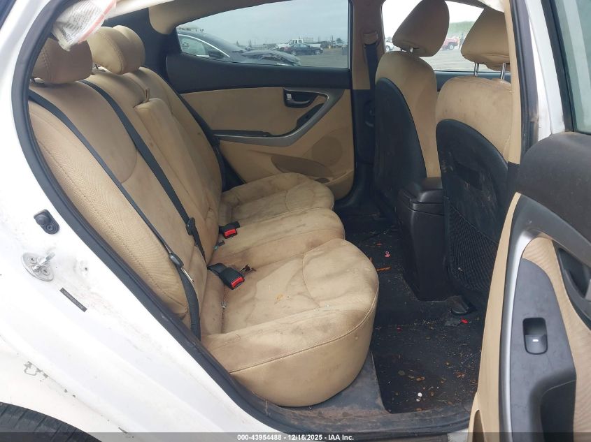 2013 Hyundai Elantra Gls VIN: 5NPDH4AEXDH253590 Lot: 43954488