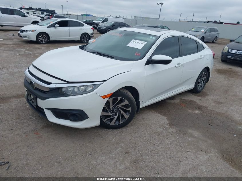 2018 Honda Civic Ex VIN: 2HGFC2F89JH560804 Lot: 43954491