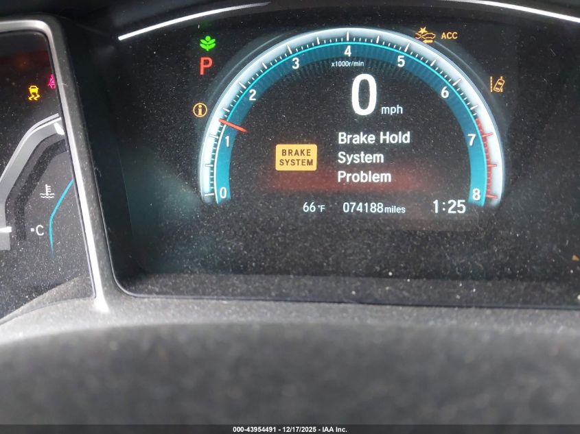 2018 Honda Civic Ex VIN: 2HGFC2F89JH560804 Lot: 43954491