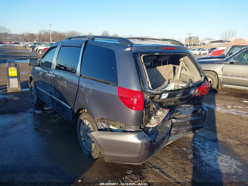 2008 Toyota Sienna Limited VIN: 5TDBK22C98S018365 Lot: 43954517