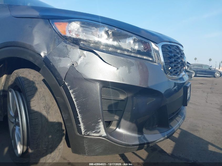 2020 Kia Sorento 2.4L Lx VIN: 5XYPG4A3XLG711567 Lot: 43954523