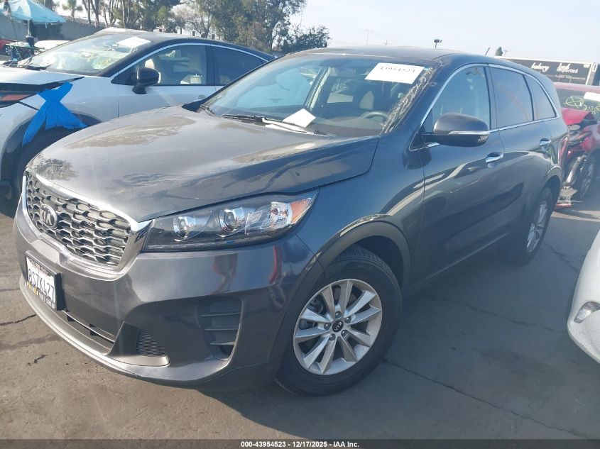 2020 Kia Sorento 2.4L Lx VIN: 5XYPG4A3XLG711567 Lot: 43954523