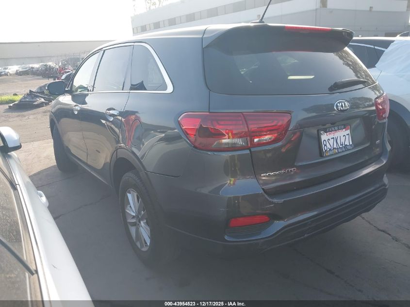 2020 Kia Sorento 2.4L Lx VIN: 5XYPG4A3XLG711567 Lot: 43954523