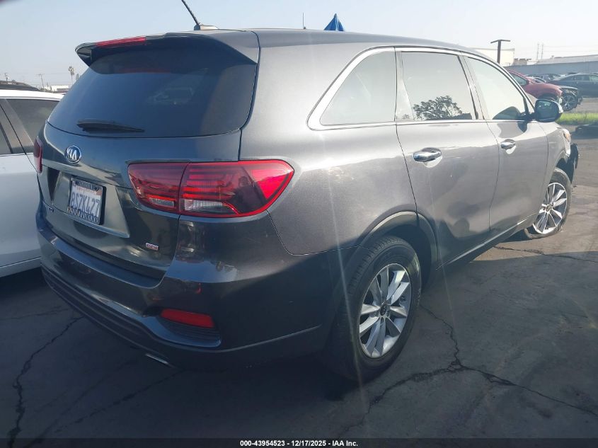 2020 Kia Sorento 2.4L Lx VIN: 5XYPG4A3XLG711567 Lot: 43954523