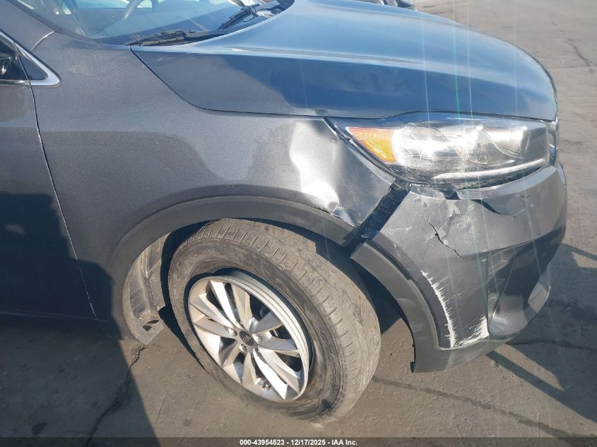 2020 Kia Sorento 2.4L Lx VIN: 5XYPG4A3XLG711567 Lot: 43954523