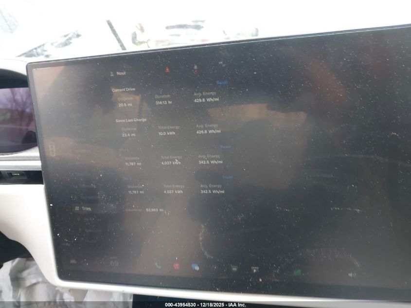 2022 Tesla Model S Plaid Tri Motor All-Wheel Drive VIN: 5YJSA1E64NF461252 Lot: 43954530