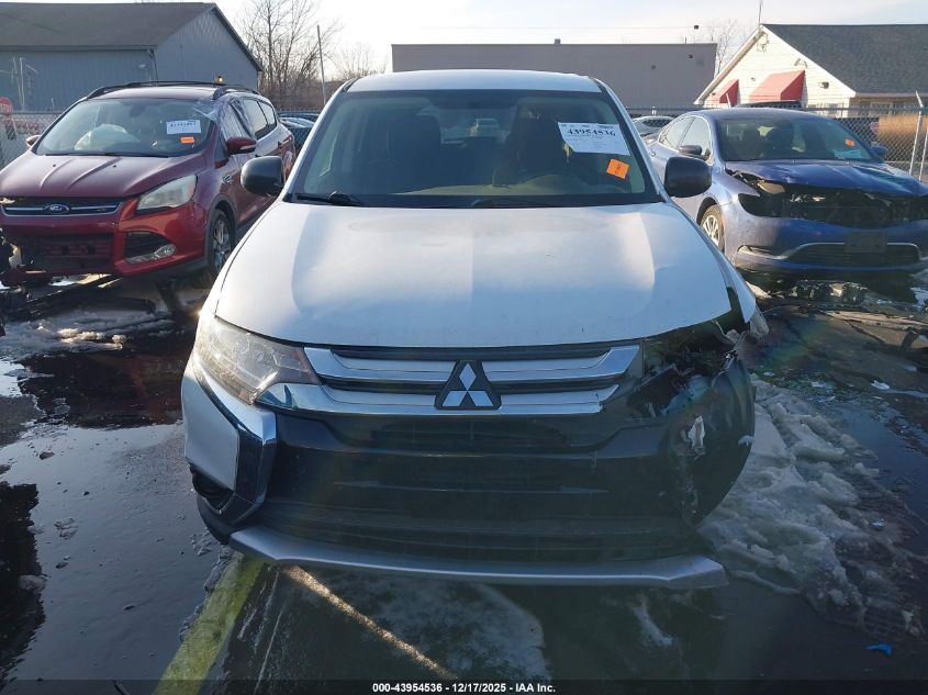 2017 Mitsubishi Outlander Es VIN: JA4AZ2A37HZ023629 Lot: 43954536