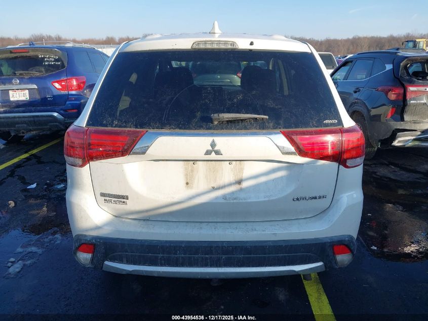 2017 Mitsubishi Outlander Es VIN: JA4AZ2A37HZ023629 Lot: 43954536