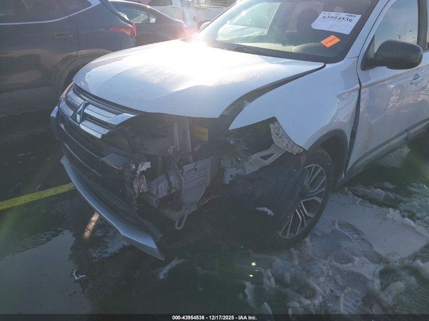 2017 Mitsubishi Outlander Es VIN: JA4AZ2A37HZ023629 Lot: 43954536