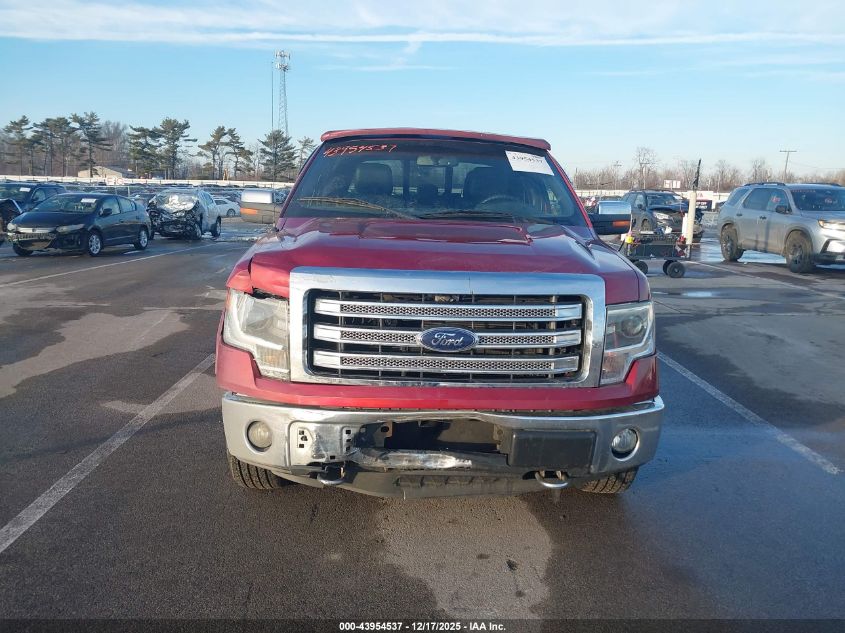 2014 Ford F-150 Lariat VIN: 1FTFW1EF9EFB97895 Lot: 43954537