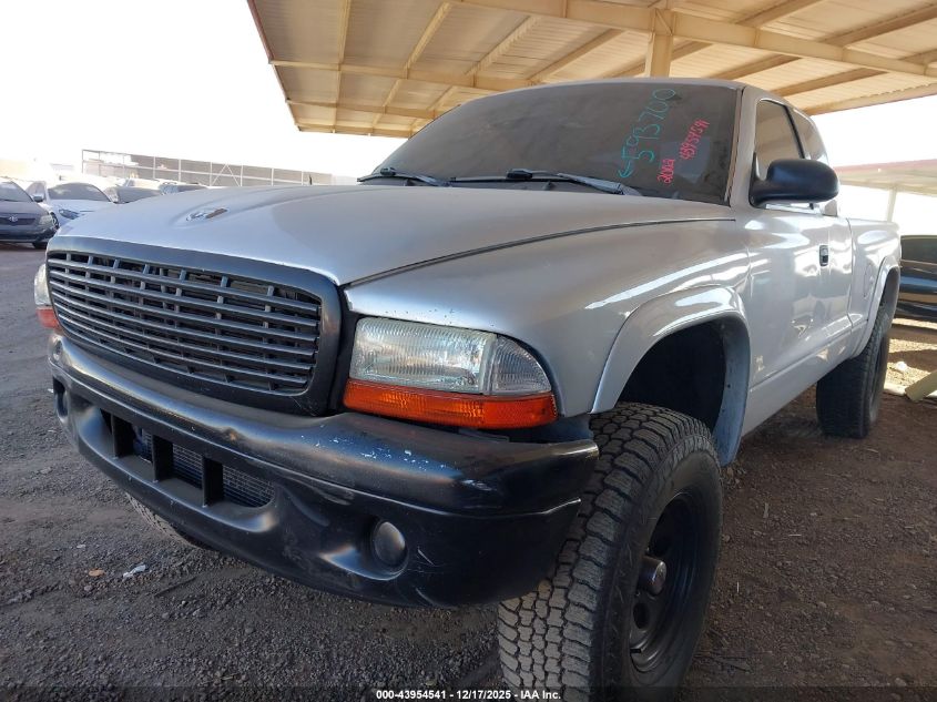 2002 Dodge Dakota Slt VIN: 1B7GL42X02S593700 Lot: 43954541