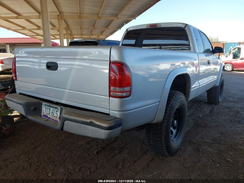 2002 Dodge Dakota Slt VIN: 1B7GL42X02S593700 Lot: 43954541