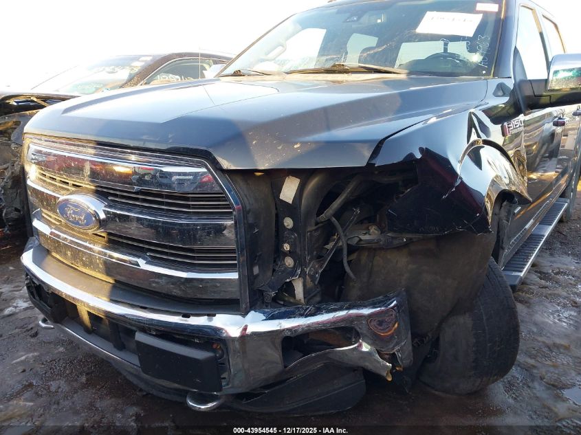 2016 Ford F-150 Lariat VIN: 1FTEW1EG5GFA09963 Lot: 43954545