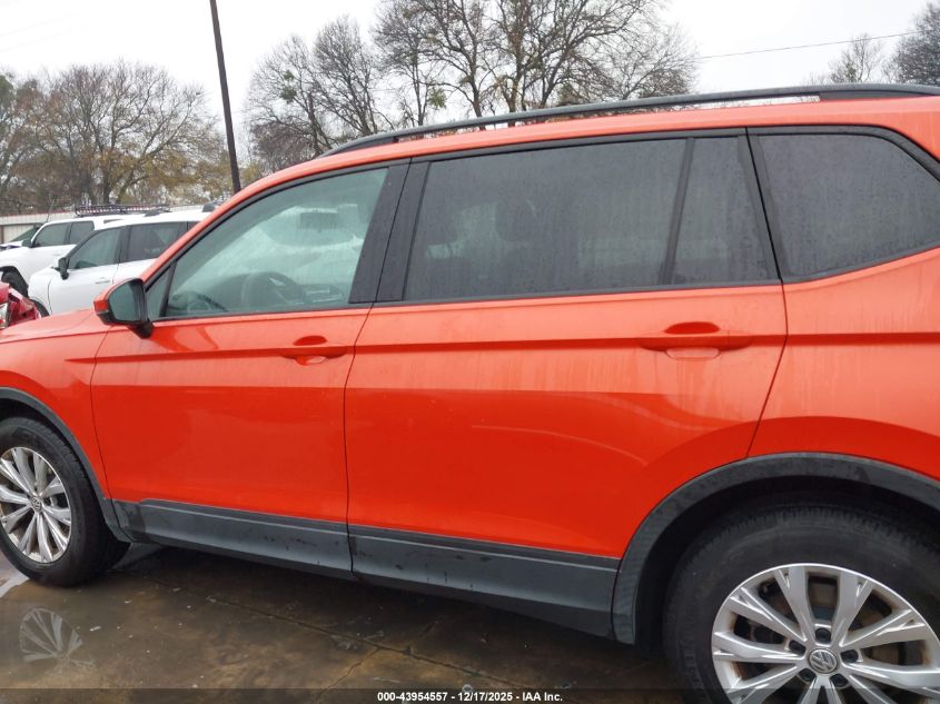 2019 Volkswagen Tiguan 2.0T S VIN: 3VV1B7AX4KM018618 Lot: 43954557