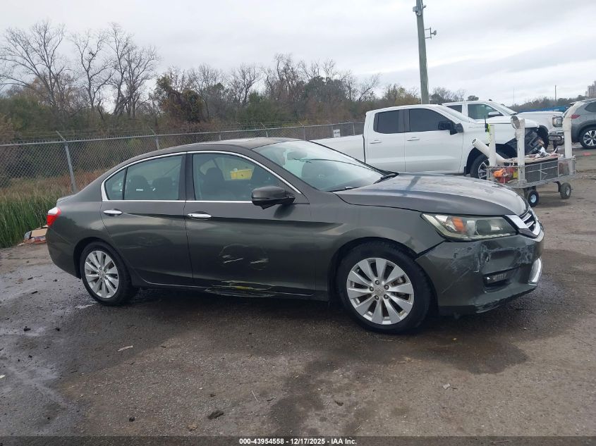 2014 Honda Accord Ex-L V-6 VIN: 1HGCR3F84EA035113 Lot: 43954558