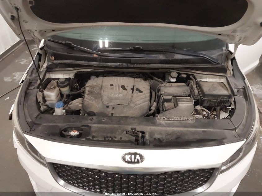 2016 Kia Sedona Lx VIN: KNDMB5C17G6100262 Lot: 43954569