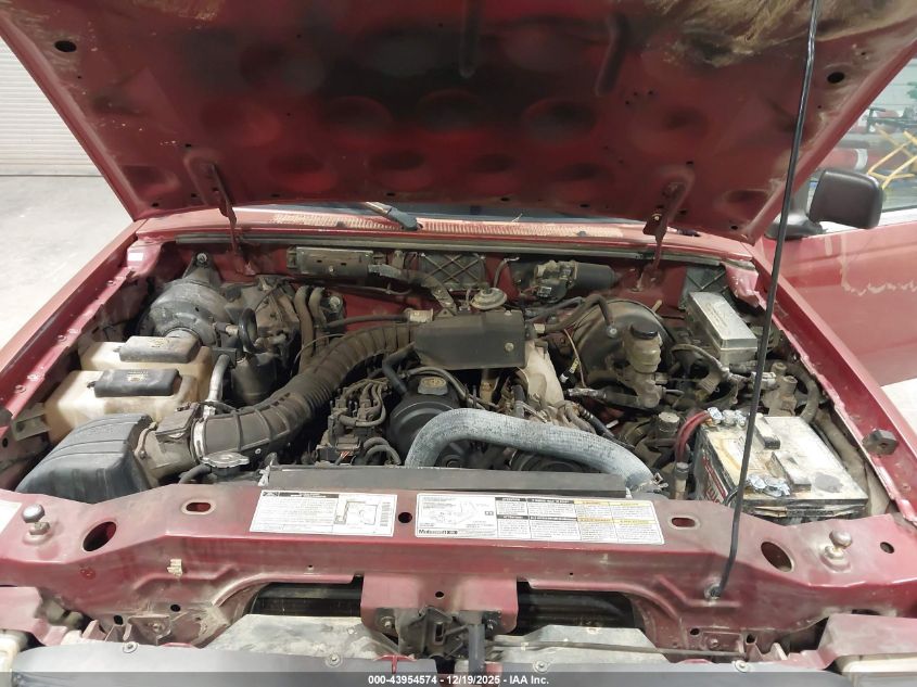 2000 Ford Ranger Xl/Xlt VIN: 1FTYR10C7YTB45670 Lot: 43954574