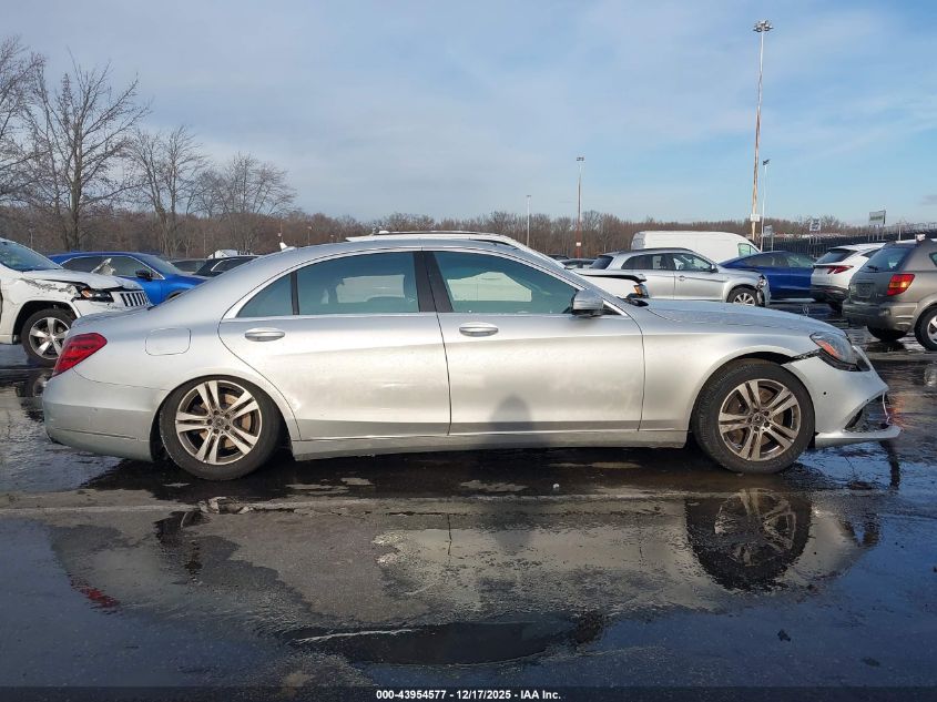 2018 Mercedes-Benz S 450 4Matic VIN: WDDUG6EB5JA348792 Lot: 43954577