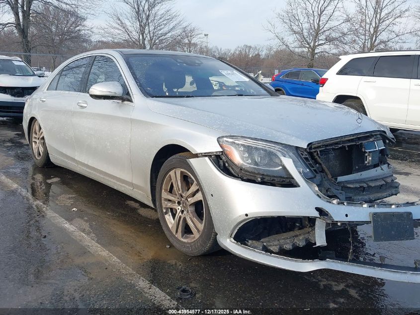 2018 Mercedes-Benz S 450 4Matic VIN: WDDUG6EB5JA348792 Lot: 43954577