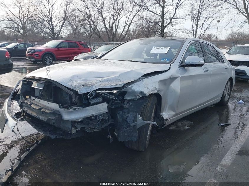 2018 Mercedes-Benz S 450 4Matic VIN: WDDUG6EB5JA348792 Lot: 43954577