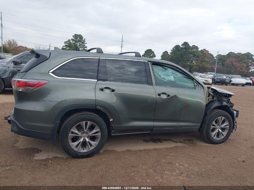 2015 Toyota Highlander Le Plus V6 VIN: 5TDBKRFH4FS094751 Lot: 43954593