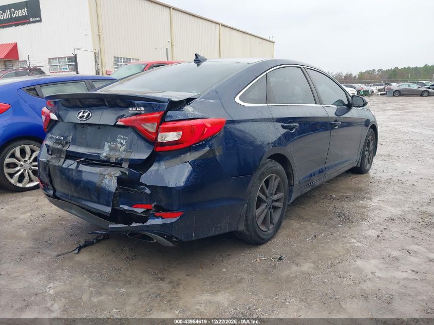 2016 Hyundai Sonata Se VIN: 5NPE24AF8GH325860 Lot: 43954619