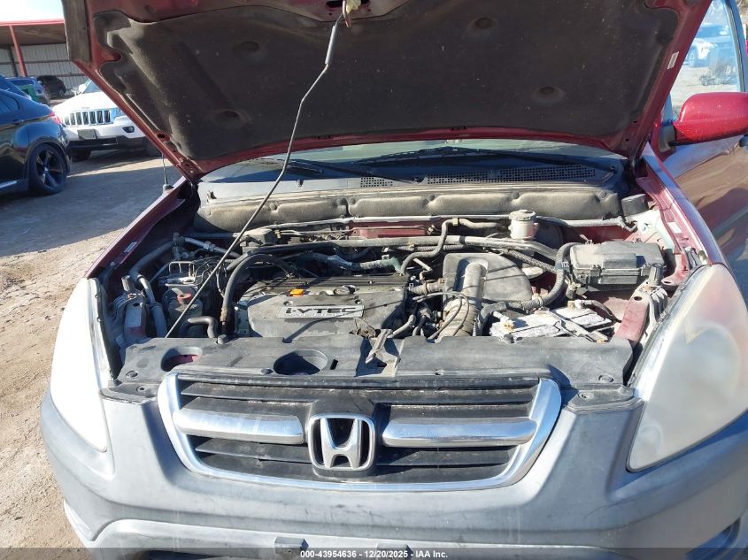 2002 Honda Cr-V Ex VIN: SHSRD78842U006654 Lot: 43954636